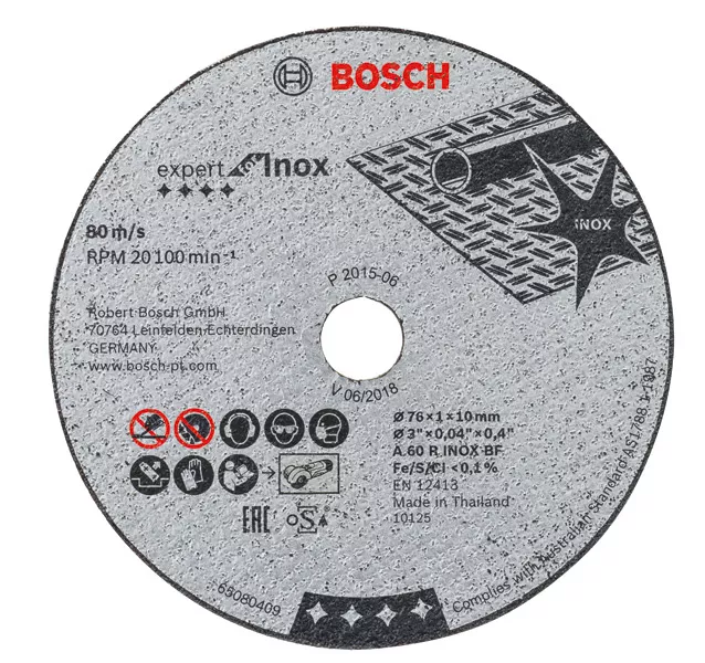 disque à tronçonner BOSCH Expert for Inox Ø76mm